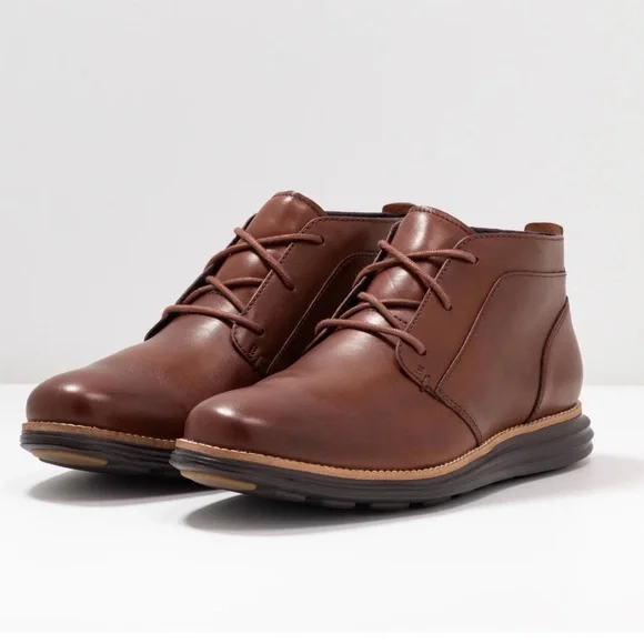 Cole Haan - men’s Original Grand Chukka boots Woodbury lace up leather shoes 11 - Picture 1 of 8